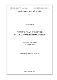 Phương pháp Weiszfeld giải bài toán Fermat -weber